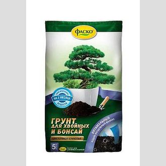 Почвогрунт Цветочное счастье для хвойных и бонсай ФАСКО 5 л