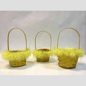 Корзина YF012163-4,5 набор 3 шт для цветов и подарков