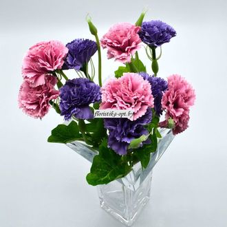 Букет гвоздик шабо искусственный