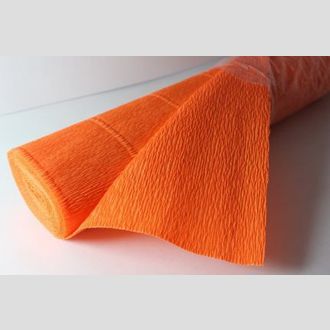 Бумага гофрированная 581 оранжевый