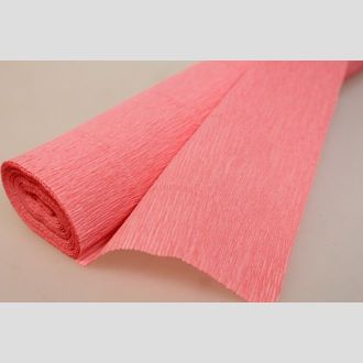 Бумага гофрированная персиковая 601