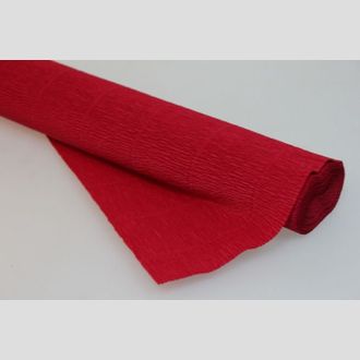 Бумага гофрированная 586 вишнёвый