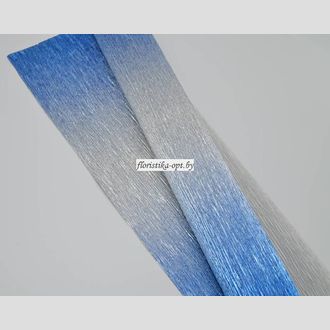 Бумага гофрированная (креп) металлизированная переходная 802/2