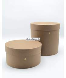 Коробки картонные шляпные крафтовые разных размеров