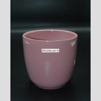 Кашпо для цветов глянцевое однотонное 13