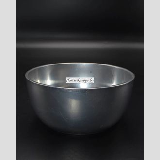 Кашпо для цветов глянцевое однотонное 18