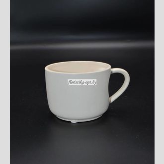 Кашпо керамическое матовое 07