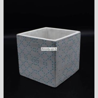 Кашпо керамическое неглазурованное 02