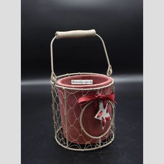 Кашпо керамическое неглазурованное 06