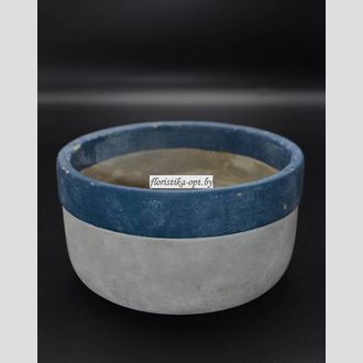 Кашпо керамическое неглазурованное 09