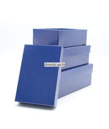 Коробки картонные прямоугольные глянцевые набор 3 шт