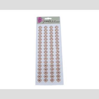 Стразы клеевые ромбы с окантовкой