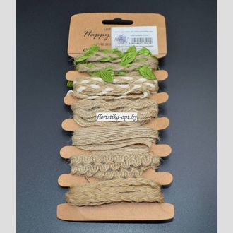 Тесьма джутовая 02